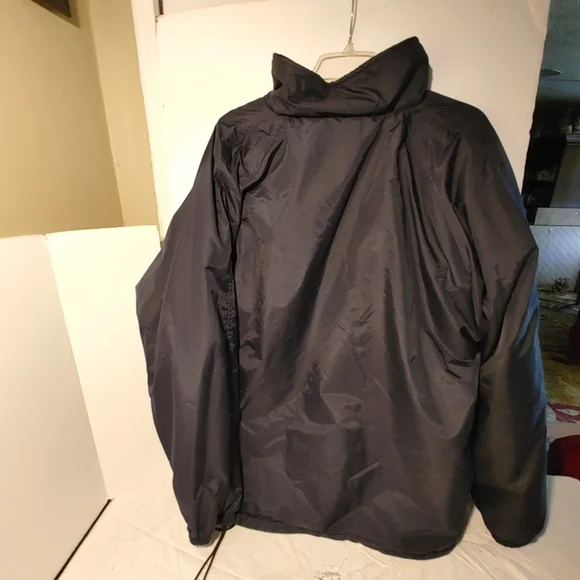 Colo Reversible Pullover 1/4 Zip up Men's Coat Sweater Size XL Navy Green - Picture 4 of 13